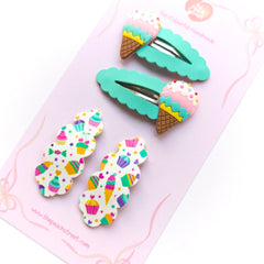 🌈 Happy Scoops Snap Clip Set
