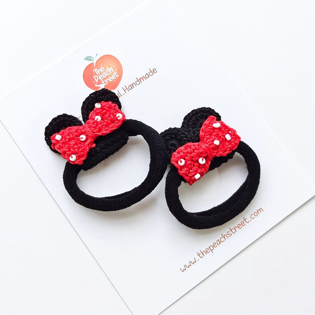 Minnie Magic Crochet Hair Ties