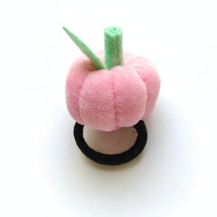 Velvet Pumpkin Hair Tie