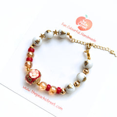 Golden Rose Holiday Bracelet