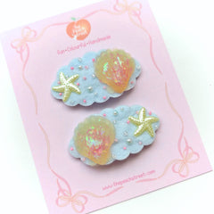 Mermaid Treasure Snap Clips