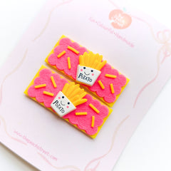 French Fry Fun Snap Clip Set