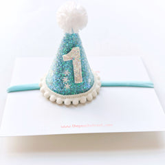 ❄️Snow Princess Birthday Hat Headband