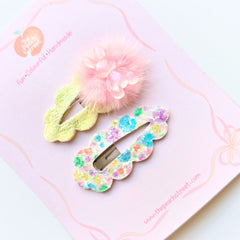 Bunny Clouds Snap Clip Set