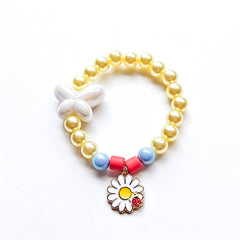 Sunny Daisy Charm Bracelet
