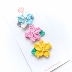 Sakura Bloom Clip Set