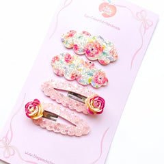 Little Love Garden Snap Clips (Set of 4)