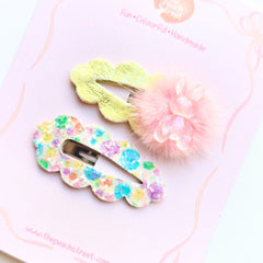 Bunny Clouds Snap Clip Set