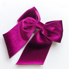 Luxe Velvet Big Bow Hair Clip