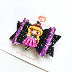 🧙‍♀️🎀 Little Witch & Cat Bow