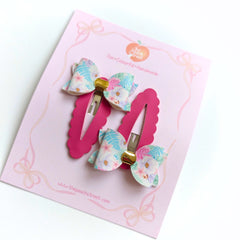 Spring Blossom Bow Clips