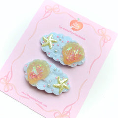 Mermaid Treasure Snap Clips