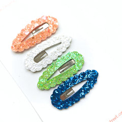 India Sparkle Snap Clip Set
