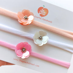 Phool Sequin Baby Headbands – Set of 3 🌸