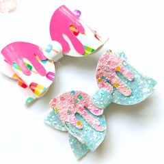 🍭✨ Candy Drip Duo Bow Set