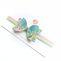 🍬🎀 Candy Drip Bow Headband
