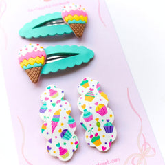 🌈 Happy Scoops Snap Clip Set