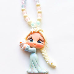 Elsa & Olaf Charm Necklace