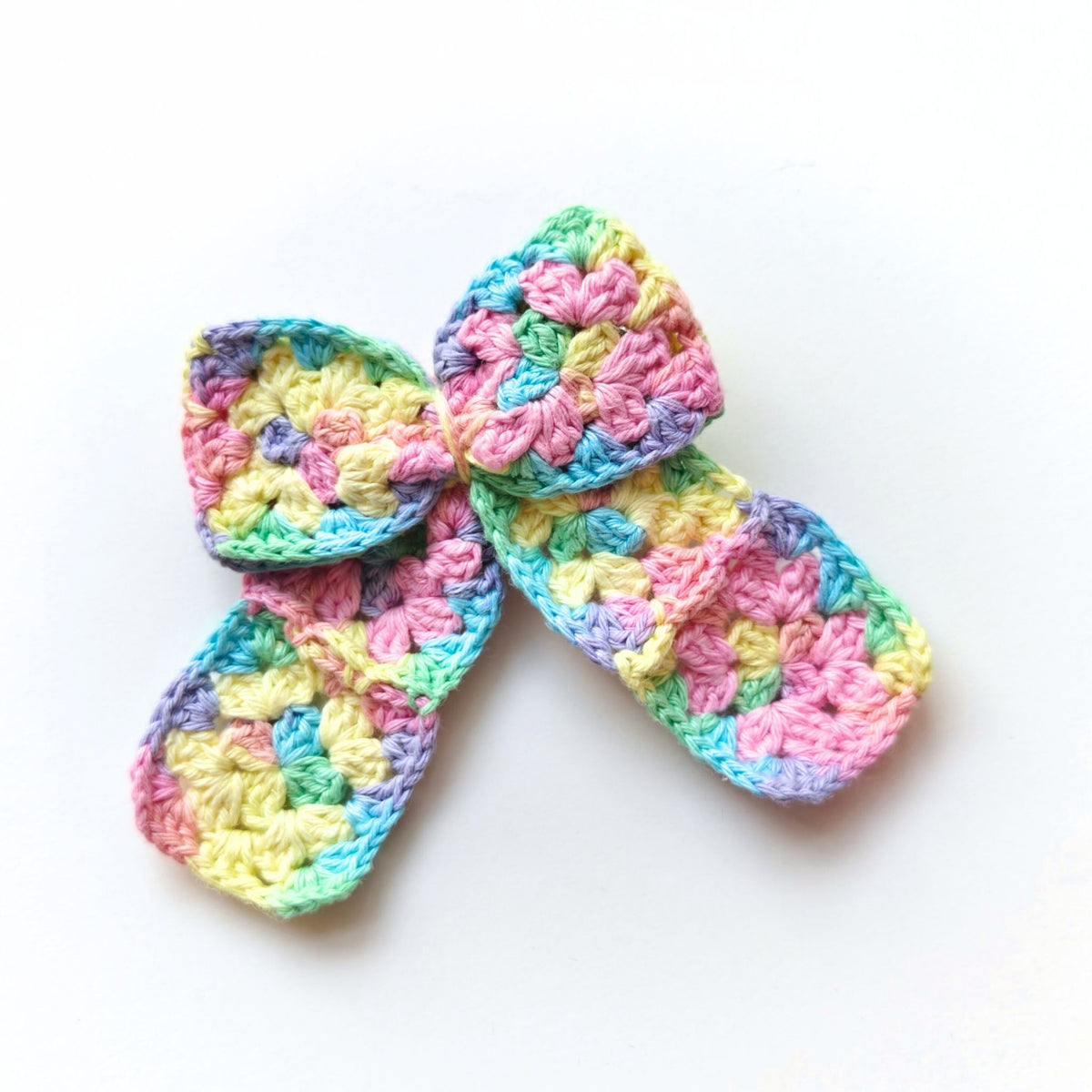Granny Square Bow 🌈💖