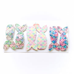 Mermaid Sparkle Snap Clips