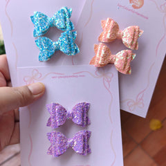 Candy Sparkle Micro Bow Bundle