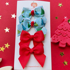 Merry Twirls Bow Set