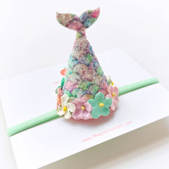 🧜‍♀️ Mermaid Wishes Birthday Hat Headband
