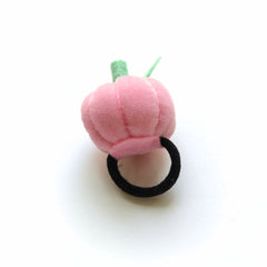 Velvet Pumpkin Hair Tie