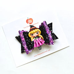 🧙‍♀️🎀 Little Witch & Cat Bow