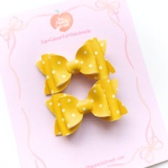 Honeybee Pigtail Bows