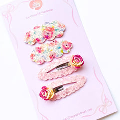 Little Love Garden Snap Clips (Set of 4)