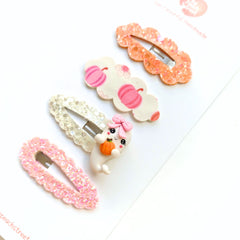 👻🎃 Pumpkin Patch Ghost Clip Set