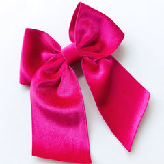 Luxe Velvet Big Bow Hair Clip