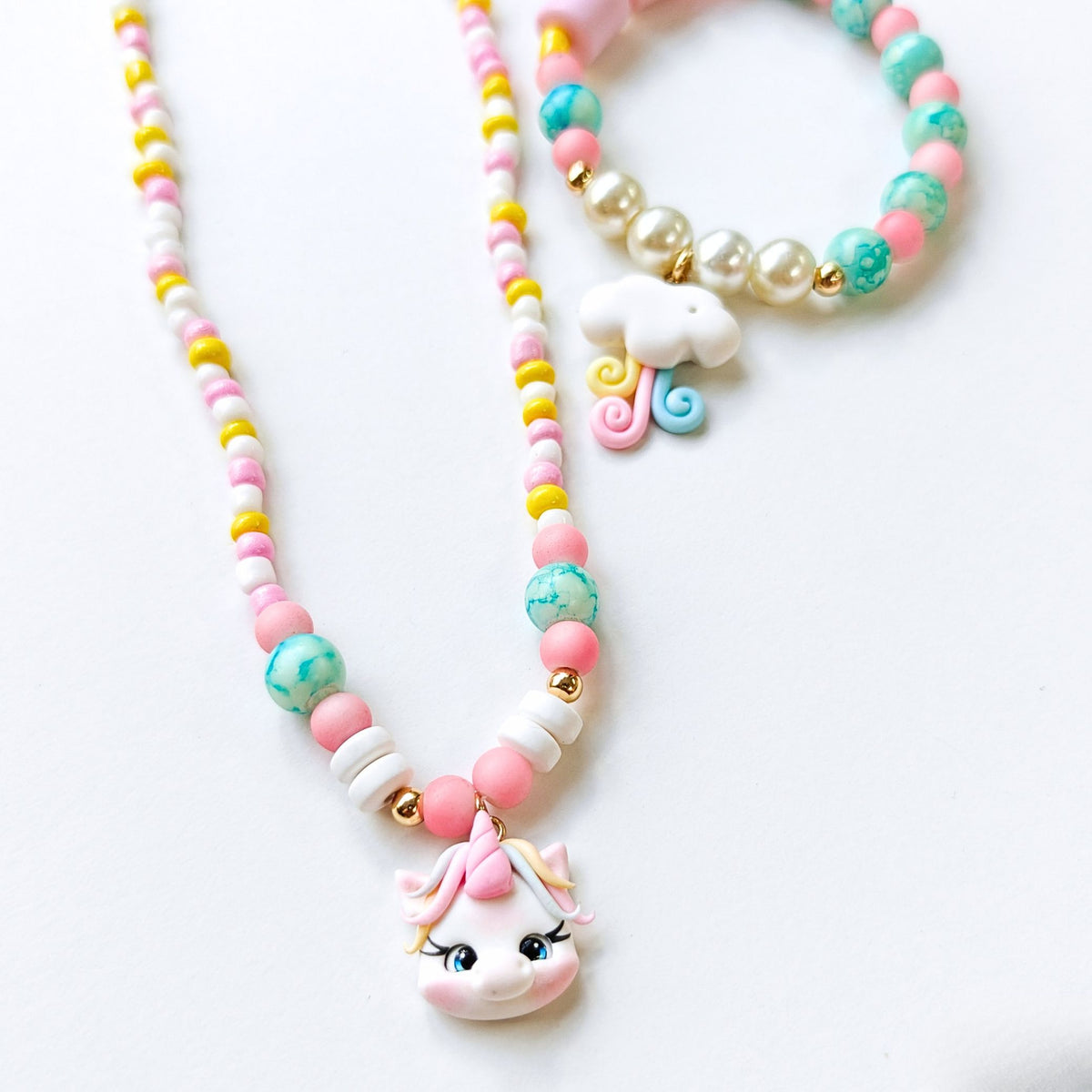 Rainbow Wishes Unicorn Jewellery Set