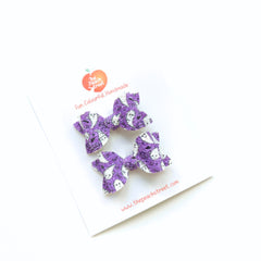👻💜 Spooky Boo Pigtail Bows