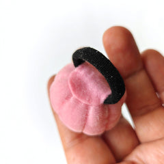 Velvet Pumpkin Hair Tie