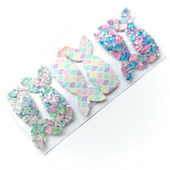 Mermaid Sparkle Snap Clips