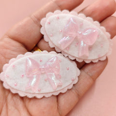 Ballerina Bow Snap Clip Set