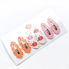 🎃💖 Pastel Pumpkin Clip Set