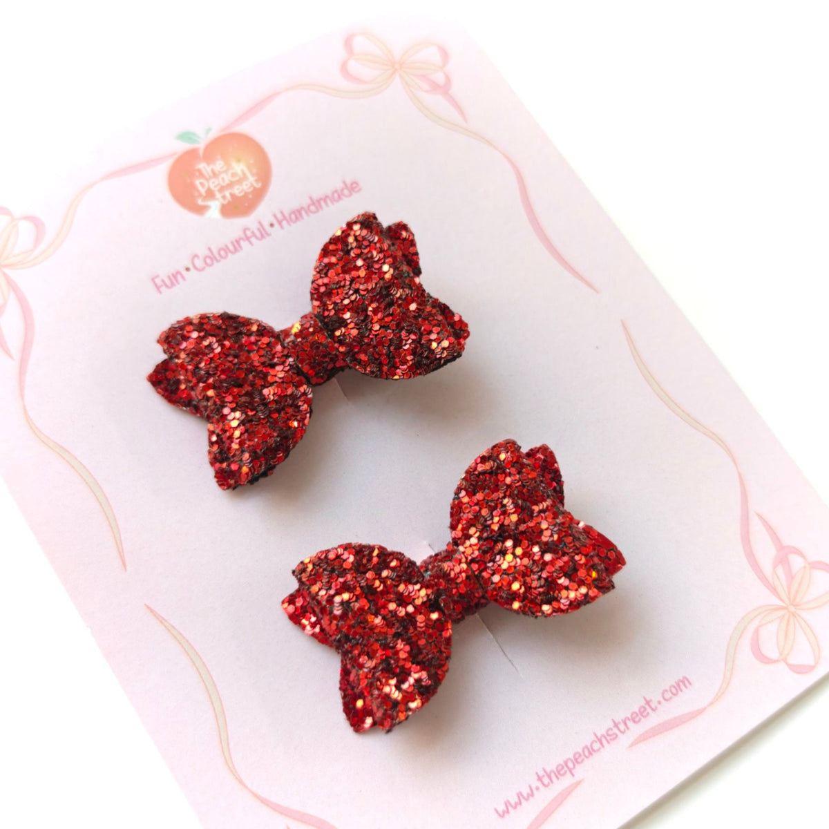 Mini Bows- Red