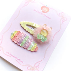 Bunny Snap Clips- (Pair)