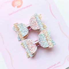 🦄 Unicorn Wishes Pigtail Bows