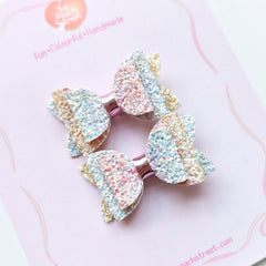 🦄 Unicorn Wishes Pigtail Bows