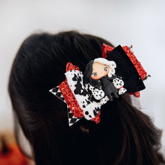 Cruella Inspired Bow