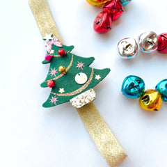 Christams Tree Hair Clip/Headband