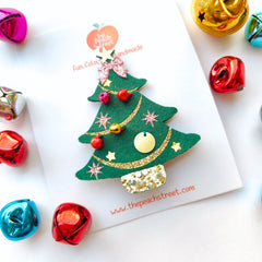 Christams Tree Hair Clip/Headband