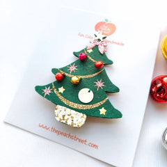 Christams Tree Hair Clip/Headband
