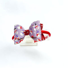 Snowman Bow Hairband