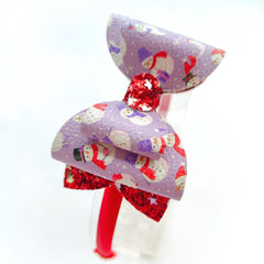 Snowman Bow Hairband