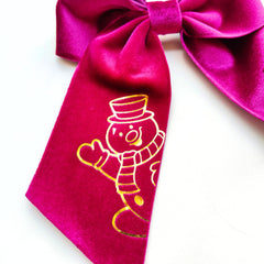 Christmas Velvet Cheer Bows